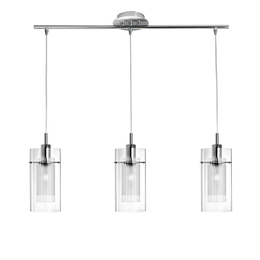 Searchlight - Подвесная люстра DUO 3xE14/60W/230V блестящий хром