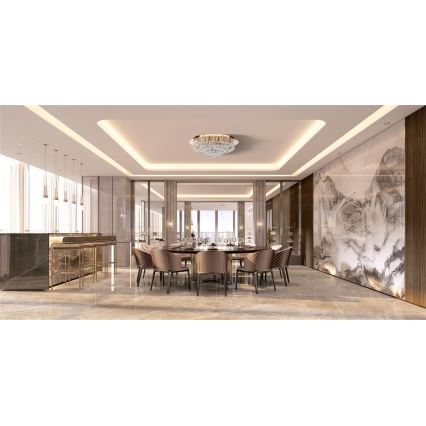 Searchlight - Потолочный светильник HANNA 8xG9/33W/230V