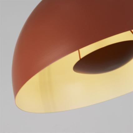 Searchlight - Подвесной светильник на шнуре MARS 1xE27/60W/230V, диаметр 25 см, кирпичный