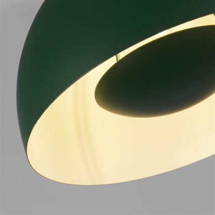 Searchlight - Подвесная люстра MARS на тросе 1xE27/60W/230V Ø 40 см, зелёная