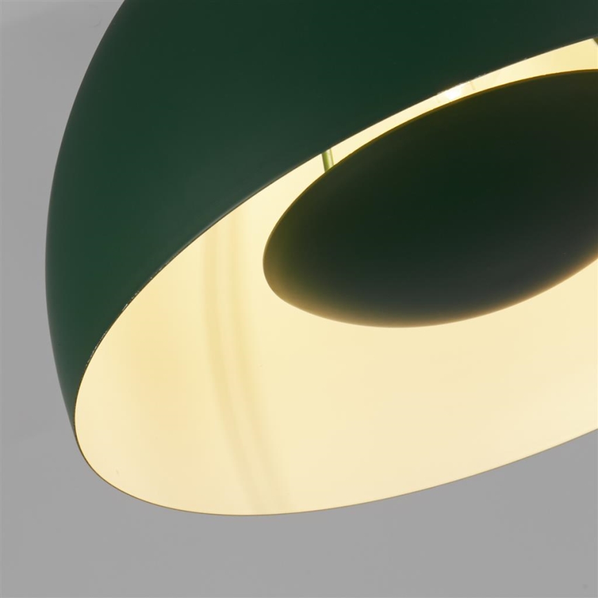 Searchlight - Подвесная люстра MARS на тросе 1xE27/60W/230V Ø 40 см, зелёная