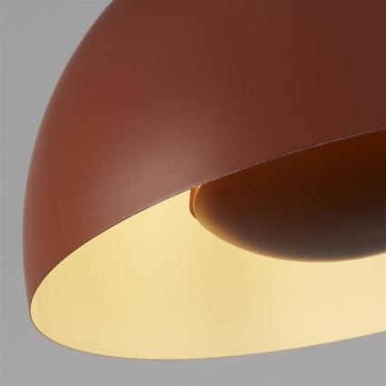 Searchlight - Люстра на тросе MARS 1xE27/60W/230V диам. 40 см кирпичная