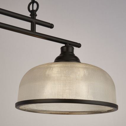 Searchlight - Люстра на ланцюгу BISTRO 2xE27/60W/230V чорний