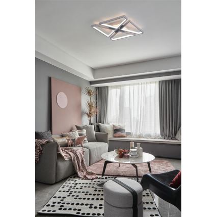 Searchlight - Светодиодный диммируемый потолочный светильник QUATRO LED/29W/230V 40x40 cm