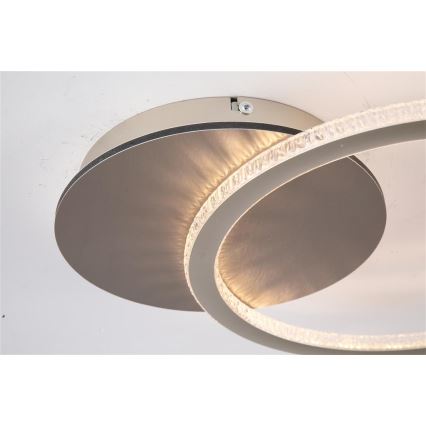 Searchlight - Диммируемый LED потолочный светильник SPECS LED/18W/230V 3000K 35x45 см латунь