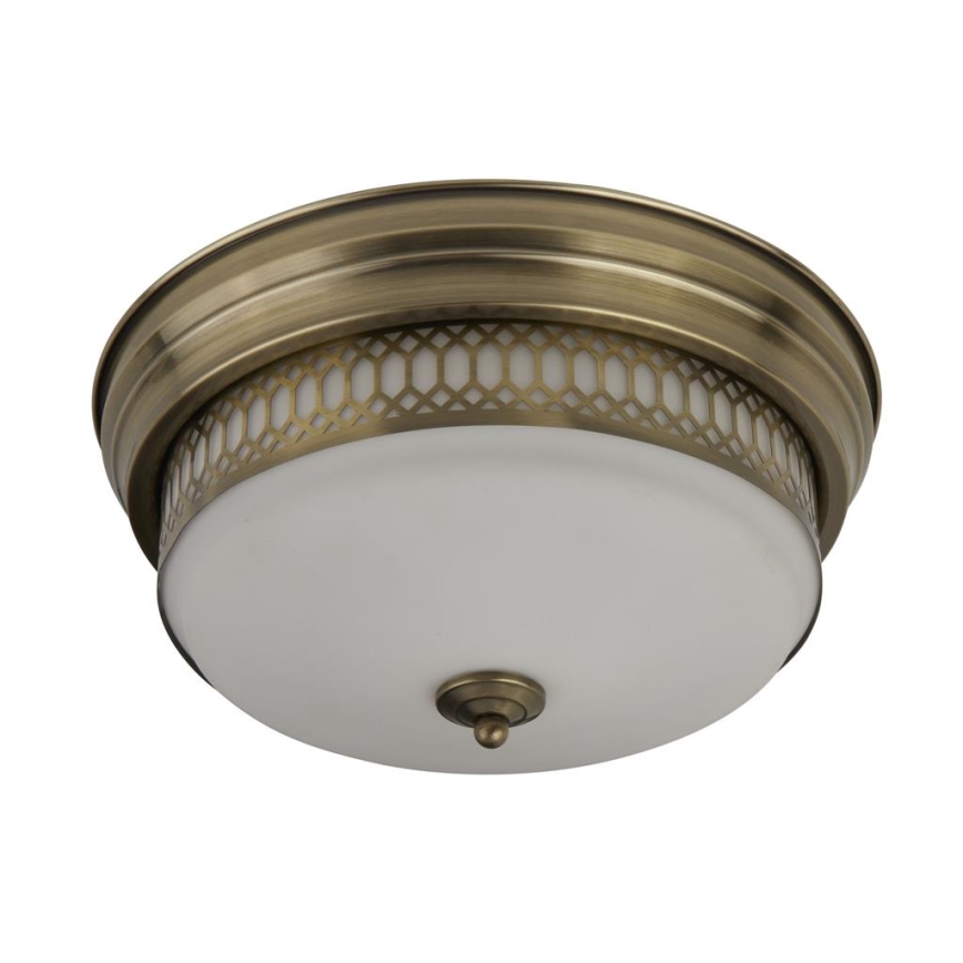 Searchlight - Стельовий світильник EDINBURGH 2xE27/40W/230V бронза