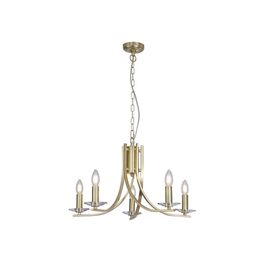 Searchlight - Люстра на ланцюгу ASCONA 5xE14/60W/230V