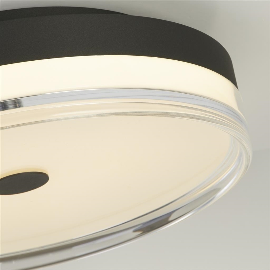 Searchlight - LED стельовий світильник CYPRUS LED/29W/230V діам. 40 см чорний