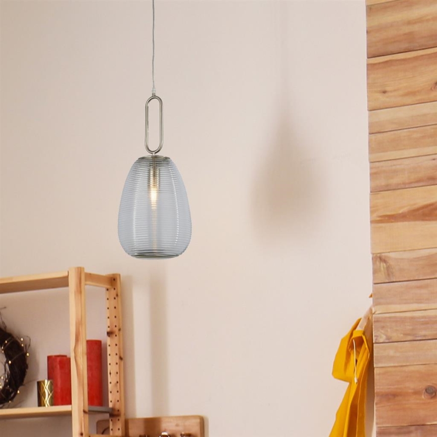 Searchlight - Подвесная люстра ELIXIR 1xE27/60W/230V прозрачная