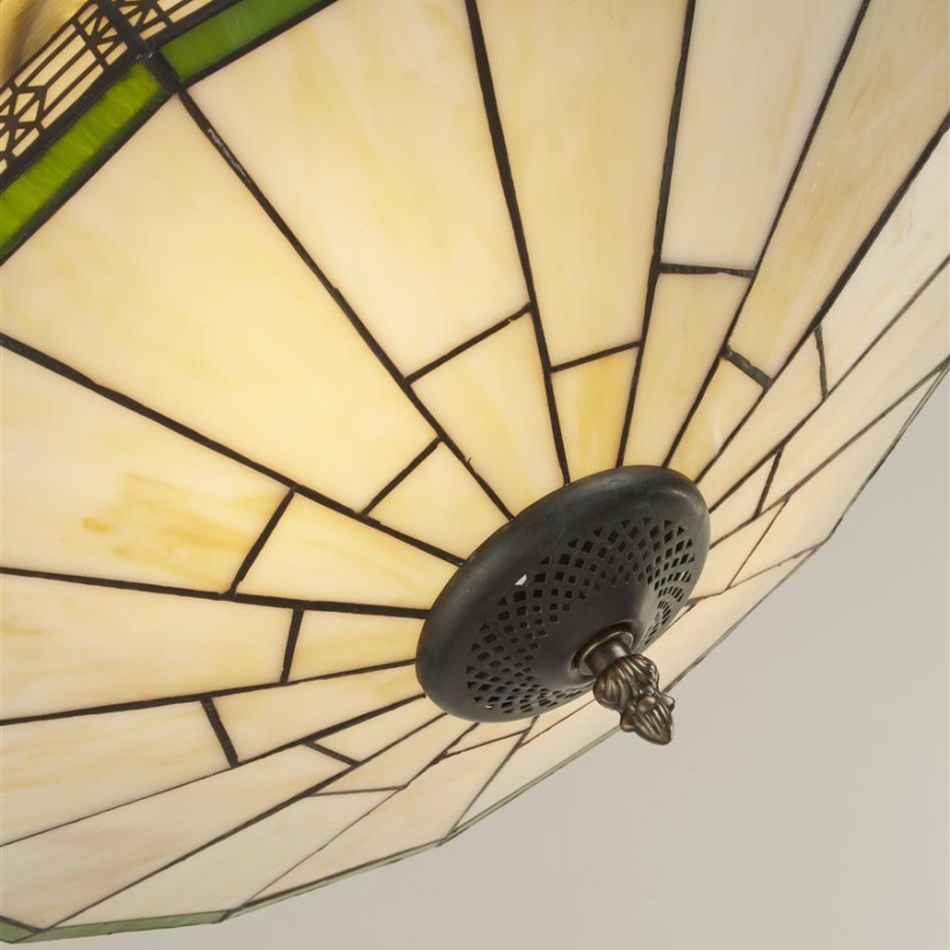 Searchlight - Тіффані накладна люстра NEW YORK 2xE14/40W/230V