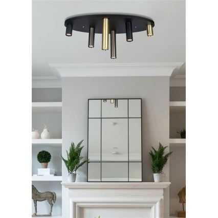 Searchlight - Потолочный светильник TUBES 6xGU10/10W/230V 80x30 см