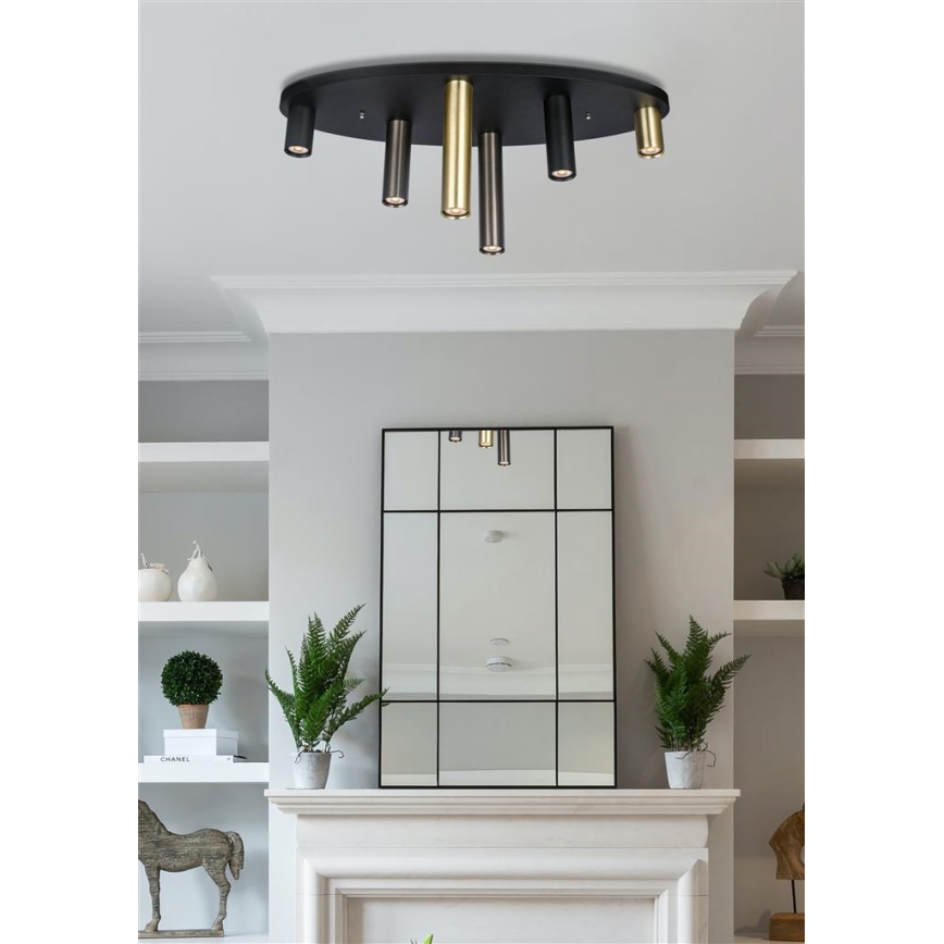 Searchlight - Стельовий світильник TUBES 6xGU10/10W/230V 80x30 см