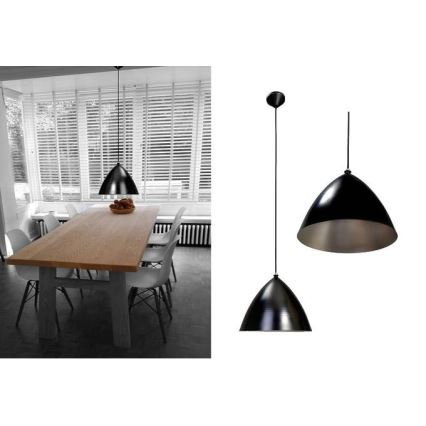 Searchlight  - Підвісна люстра 1xE27/60W/230V чорний