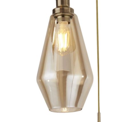 Searchlight - Подвесная люстра MIA 3xE27/60W/230V латунь