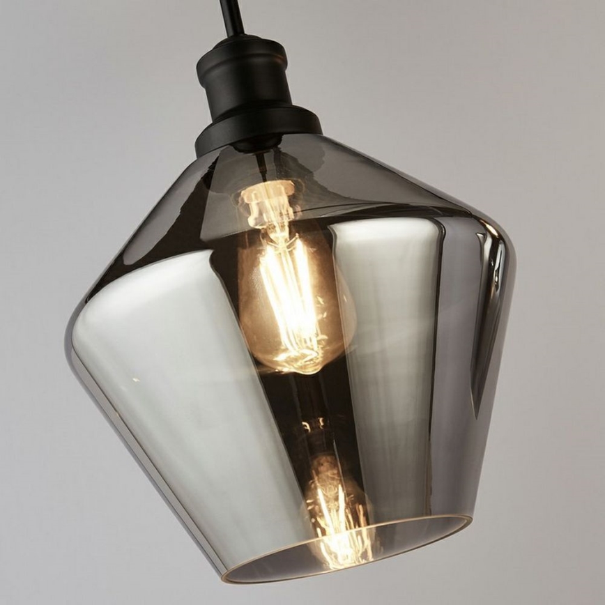 Searchlight - Підвісна люстра MIA 3xE27/60W/230V чорний