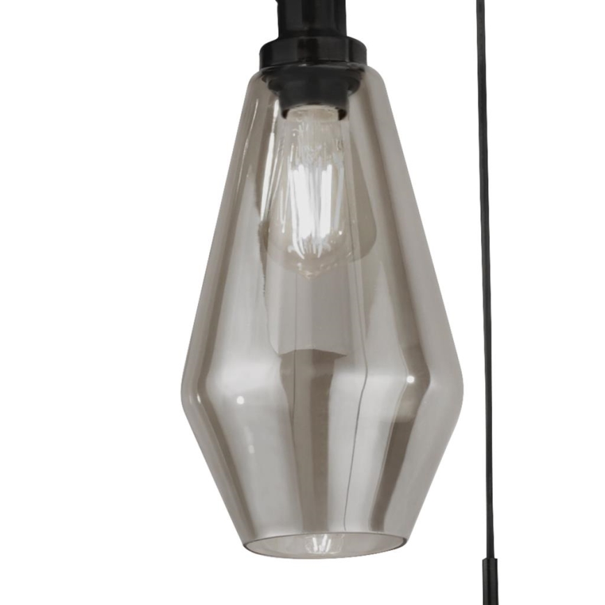 Searchlight - Підвісна люстра MIA 3xE27/60W/230V чорний