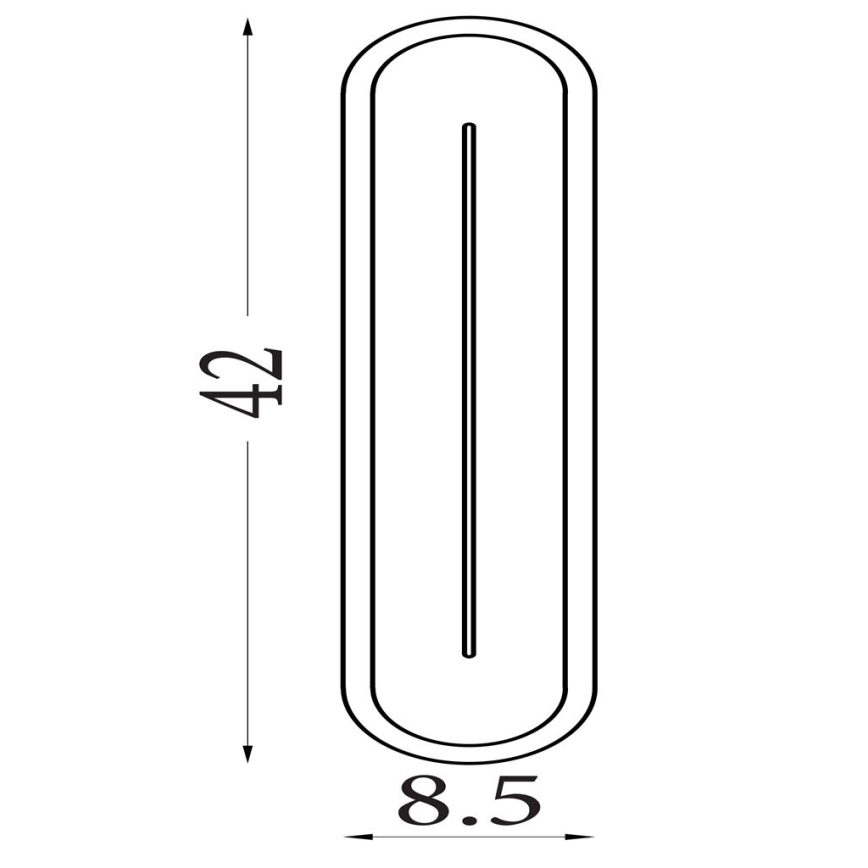 Searchlight - LED димований настінний світильник COUPER LED/14W/230V 3000K