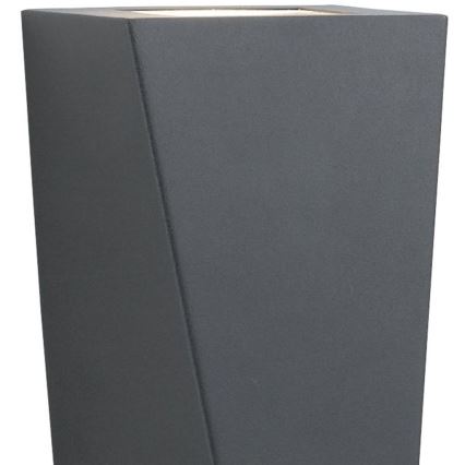 Searchlight - Вуличний настінний світильник OUT 2xGU10/3W/230V IP44 чорний