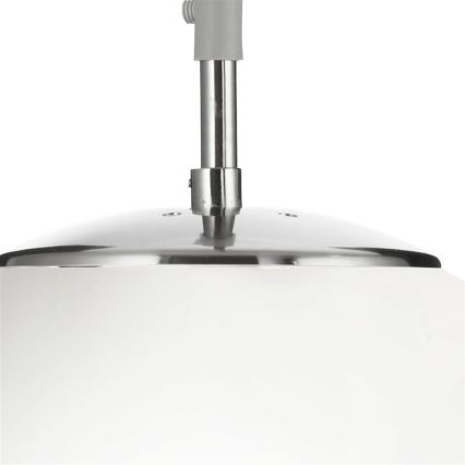 Searchlight - Підвісна люстра ATOM 1xE27/60W/230V білий/глянцевий хром