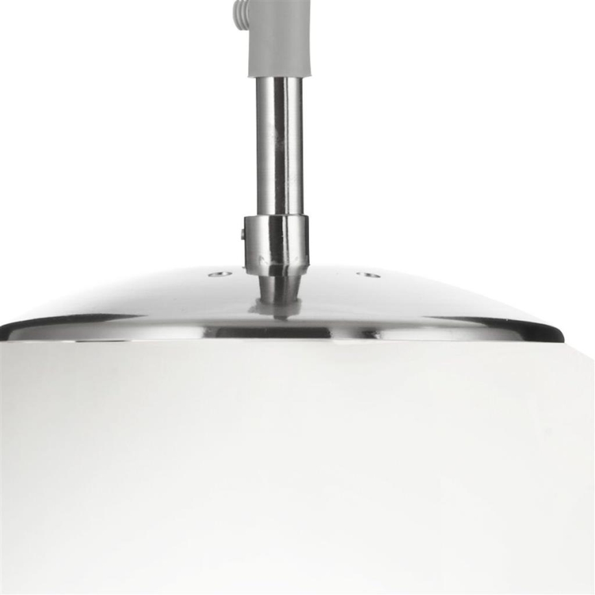 Searchlight - Підвісна люстра ATOM 1xE27/60W/230V білий/глянцевий хром
