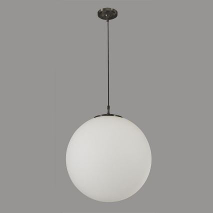 Searchlight - Підвісна люстра ATOM 1xE27/60W/230V білий/чорний