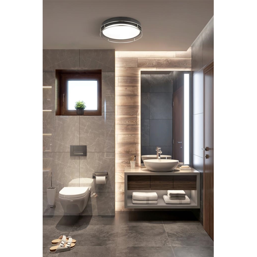 Searchlight - Потолочный светильник для ванной комнаты PHEONIX 2xE14/60W/230V диаметр 30 см IP44