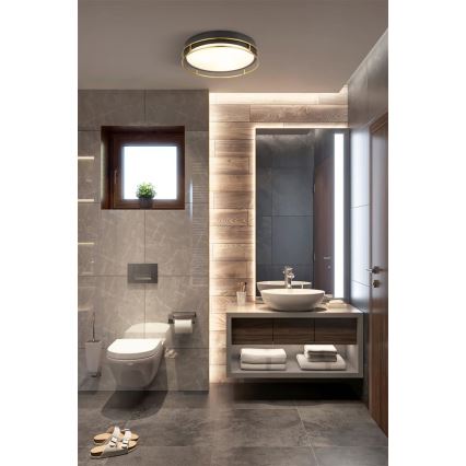 Searchlight - Потолочный светильник для ванной комнаты PHEONIX 2xE14/60W/230V диаметр 30 cm IP44