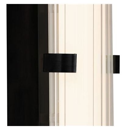 Searchlight - Світлодіодний світильник для ванної кімнати CLAMP LED/18W/230V IP44 чорний