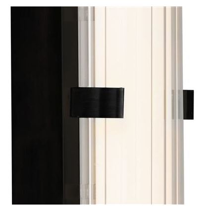 Searchlight - Светодиодный светильник для ванной комнаты CLAMP LED/23W/230V IP44 черная