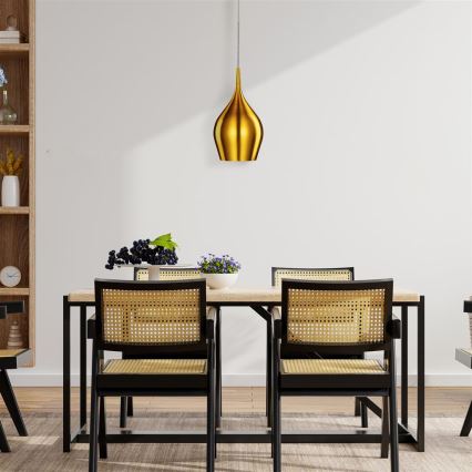 Searchlight - Подвесная люстра VIBRANT 1xE14/60W/230V золотистый