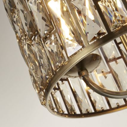 Searchlight - Люстра на ланцюгу BIJOU 3xE14/60W/230V діаметр 38 см латунь