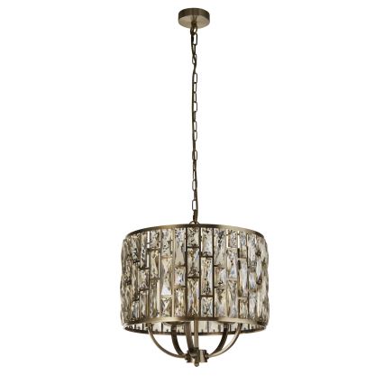 Searchlight - Люстра на ланцюгу BIJOU 5xE14/60W/230V діаметр 44 см латунь