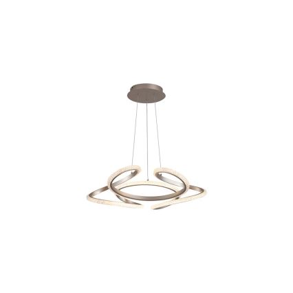 Searchlight - затемнювана світлодіодна підвісна люстра на тросі DOODLE LED/40W/230V латунь