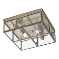 Searchlight 6769-26AB - Потолочный светильник FLUSH 2xE14/40W/230V brass