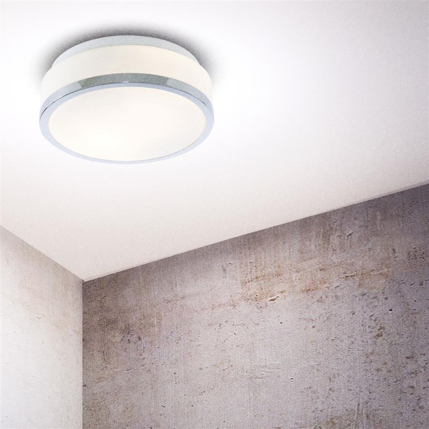 Searchlight 7039-23CC - Потолочный светильник для ванной комнаты DISC 1xE27/60W/230V IP44