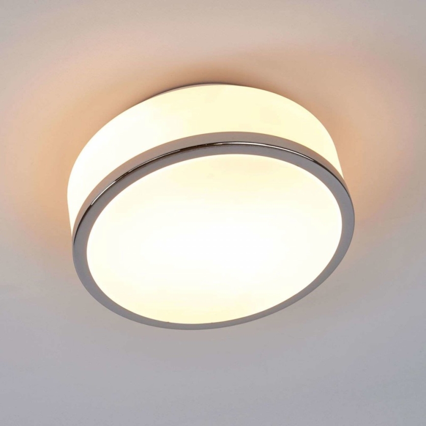 Searchlight 7039-23CC - Потолочный светильник для ванной комнаты DISC 1xE27/60W/230V IP44