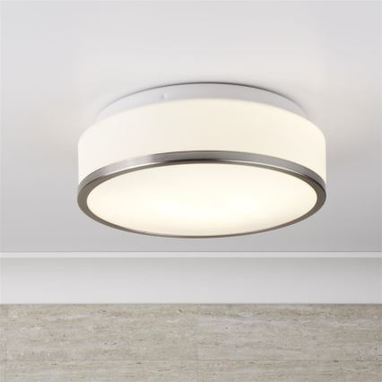 Searchlight - Потолочный светильник для ванной комнаты DISC 2xE27/60W/230V IP44