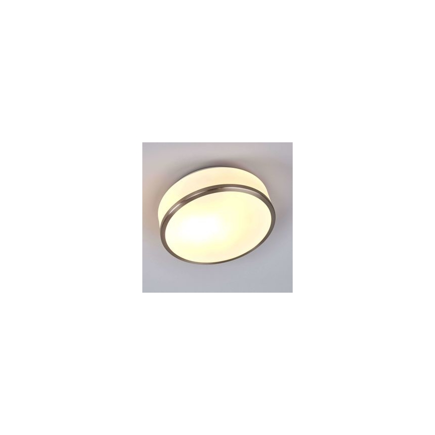 Searchlight - Потолочный светильник для ванной комнаты DISC 2xE27/60W/230V IP44