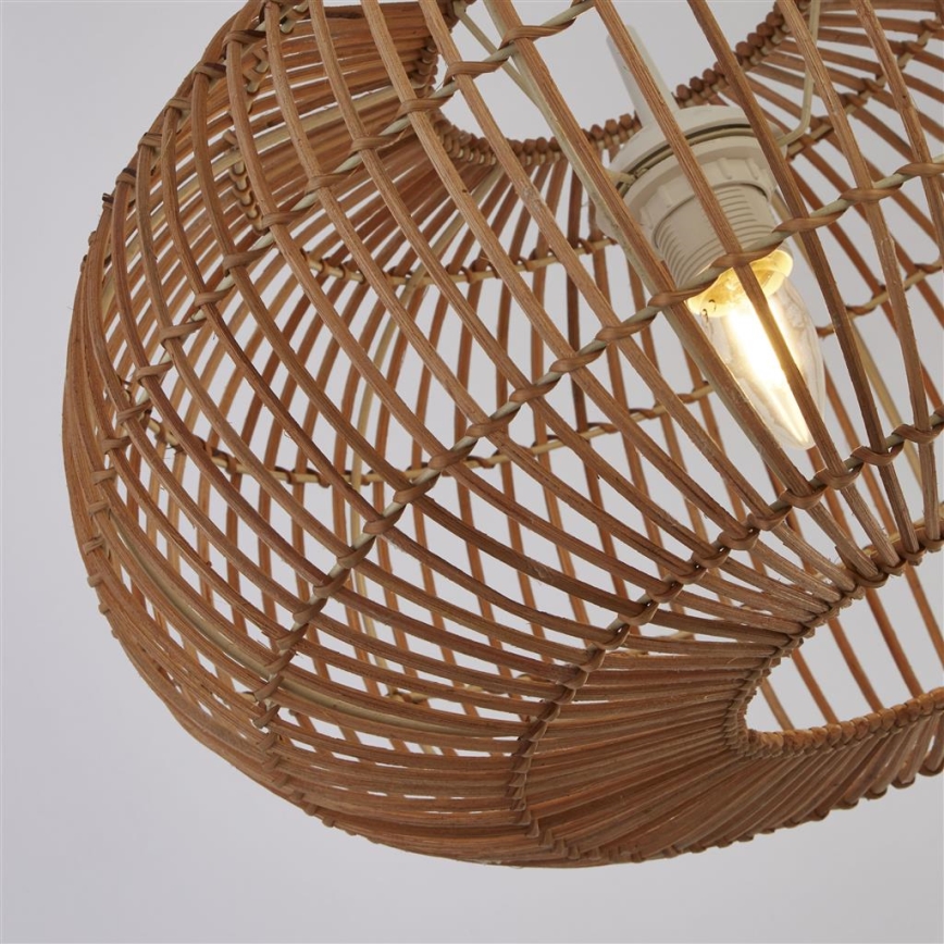 Searchlight - Підвісна люстра BALI 1xE27/60W/230V діаметр 48 см ротанґ
