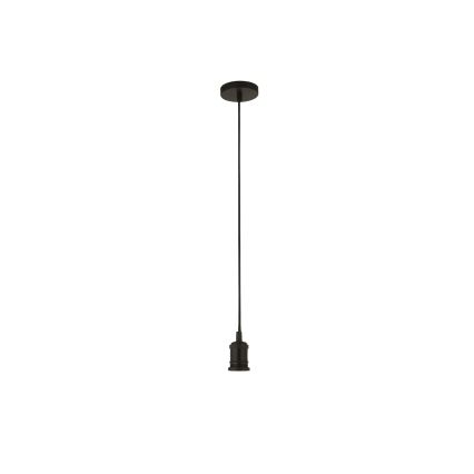 Searchlight - Люстра на тросі SUSPENSION 1xE27/60W/230V чорна