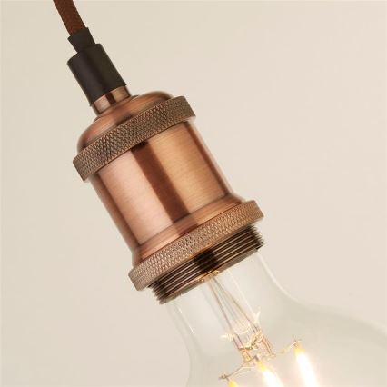 Searchlight - Подвесная люстра на тросе SUSPENSION 1xE27/60W/230V, медная