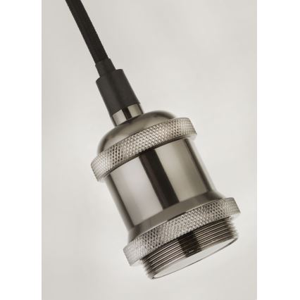 Searchlight - Подвесная люстра на тросе SUSPENSION 1xE27/60W/230V серебристая