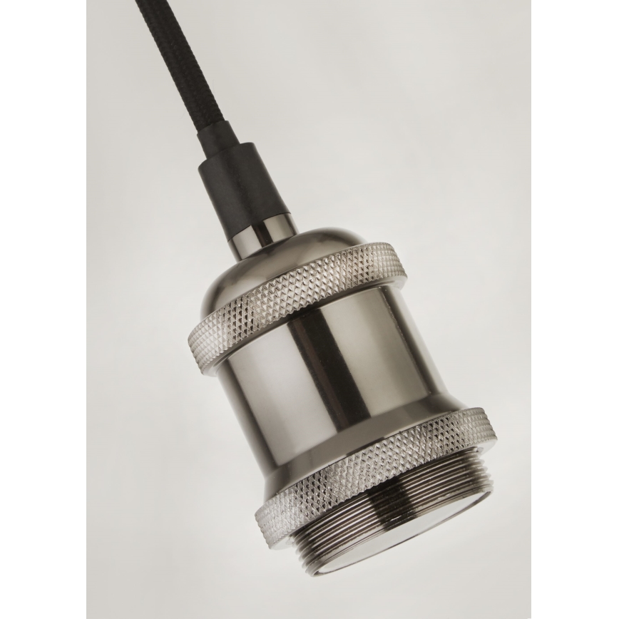 Searchlight - Подвесная люстра на тросе SUSPENSION 1xE27/60W/230V серебристая