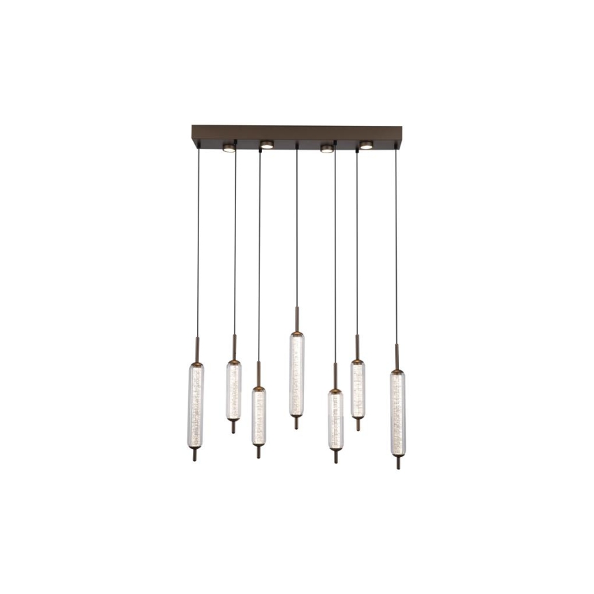 Searchlight - Диммируемая светодиодная подвесная люстра на тросе CATTAIL LED/33W/230V