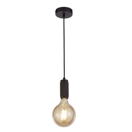 Searchlight - Подвесная люстра на тросе SUSPENSION 1xE27/60W/230V чёрная