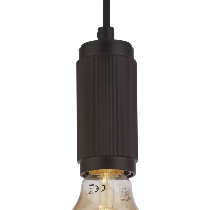 Searchlight - Подвесная люстра на тросе SUSPENSION 1xE27/60W/230V чёрная
