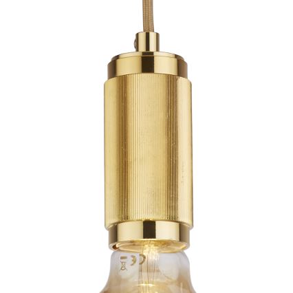 Searchlight - Підвісна люстра на тросі SUSPENSION 1xE27/60W/230V золота