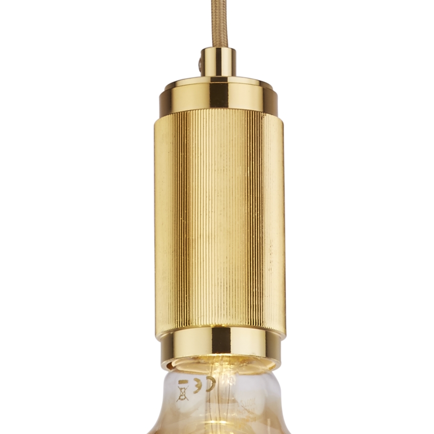 Searchlight - Підвісна люстра на тросі SUSPENSION 1xE27/60W/230V золота