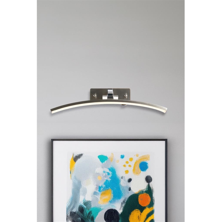 Searchlight - LED підсвітка для картин SANTORINI LED/10,88W/230V срібляста