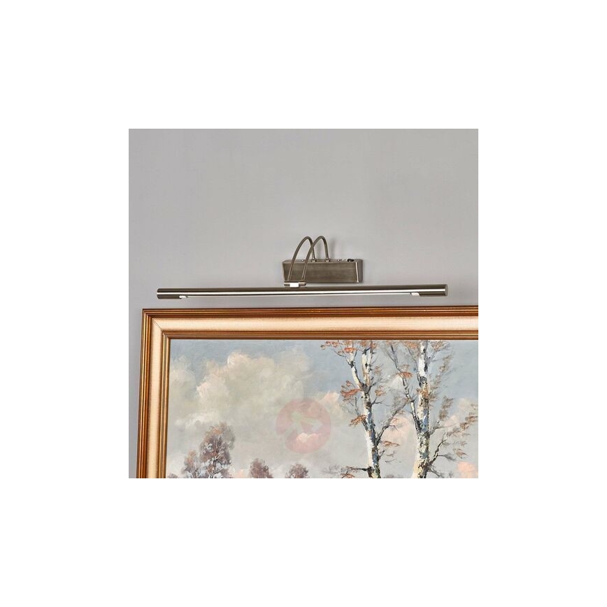 Searchlight - Светодиодная подсветка для картин LED/14W/230V матовый хром